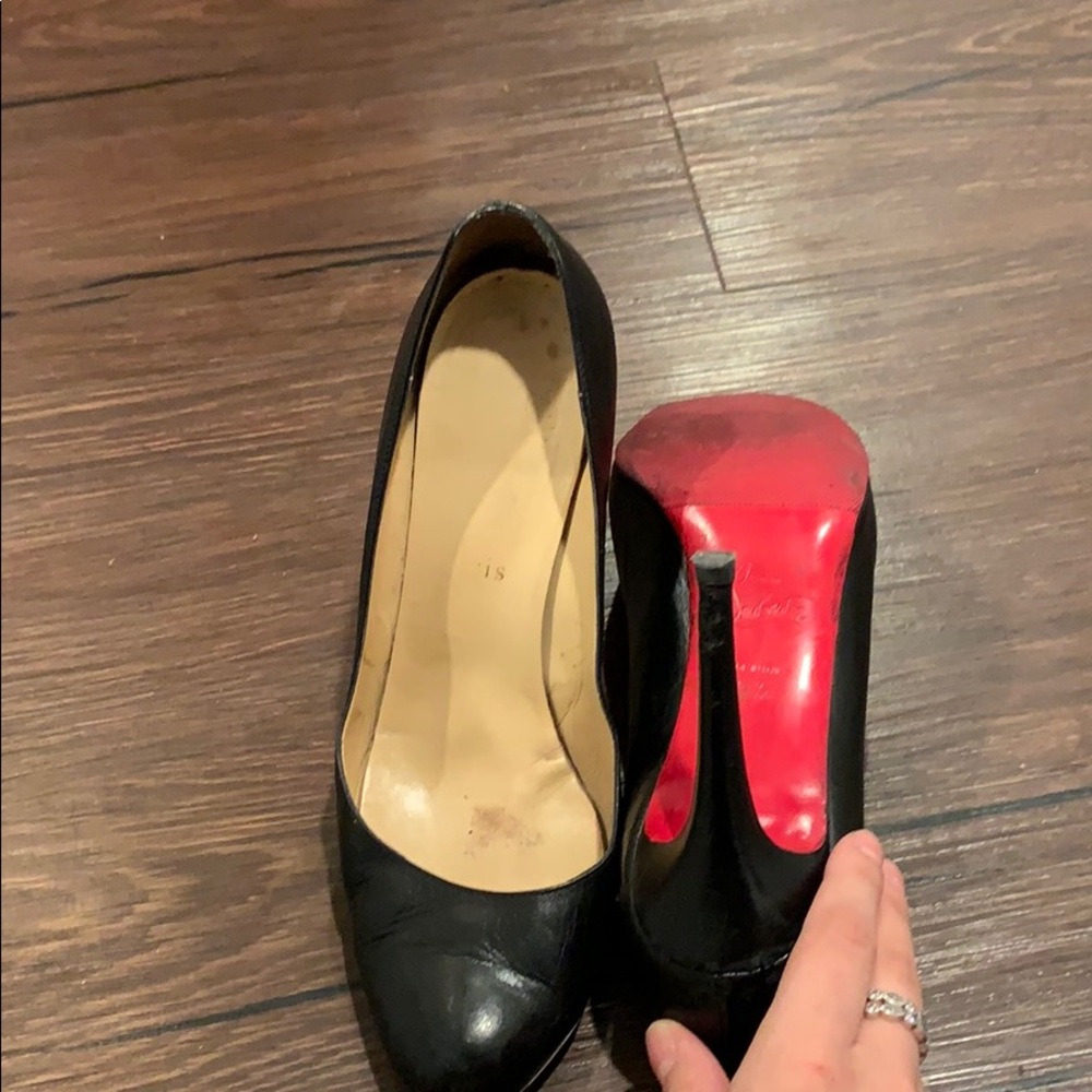 Black stilettos